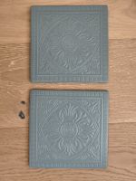 Bouchara Paris square embossed stoneware serving plates neu