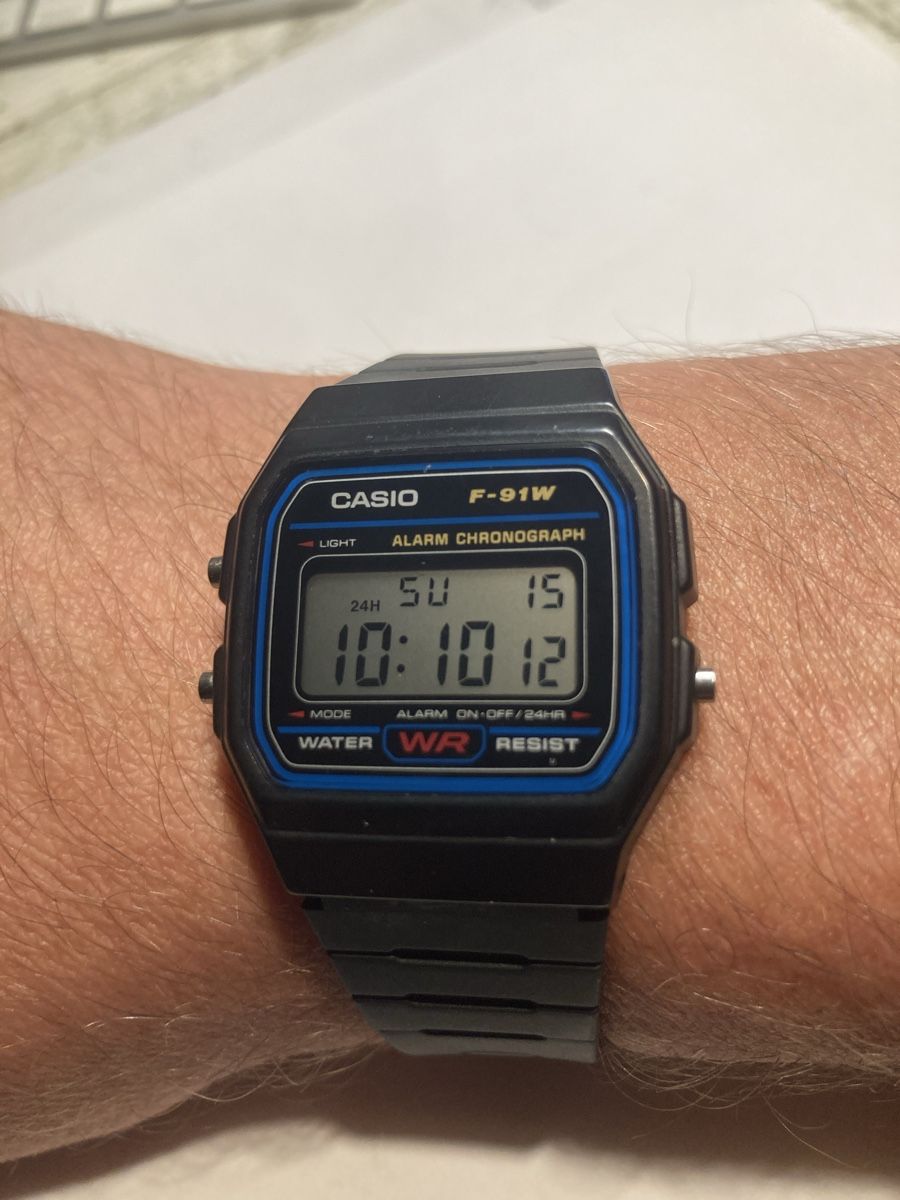 Casio Orologi: Casio wr w91F lcd uhr – Usato da Glattbrugg venduto da vintagemania