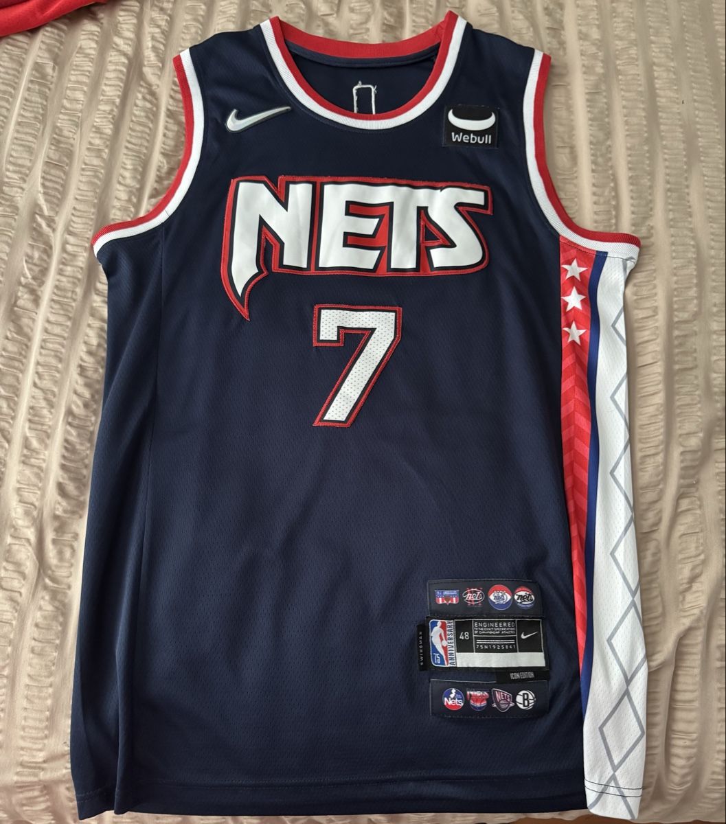 Leibchen & Hosen: Kevin Durant - Brooklyn Nets Trikot – Gebraucht aus Vaduz von sxmveel