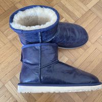 UGG Boots Australia Leder dunkelblau Gr. 38