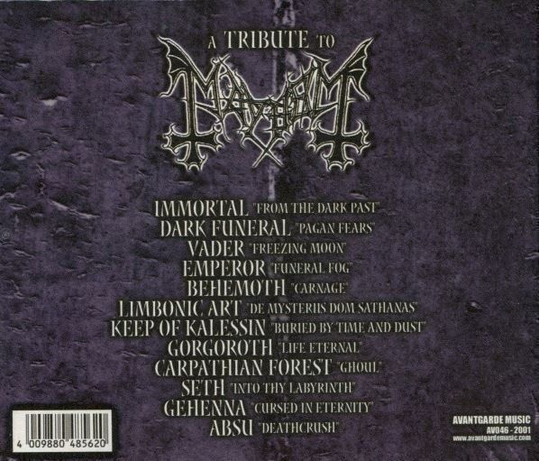 CD: Mayhem - Tribute... – Usato da St-Cergue venduto da VeganWarrior 1