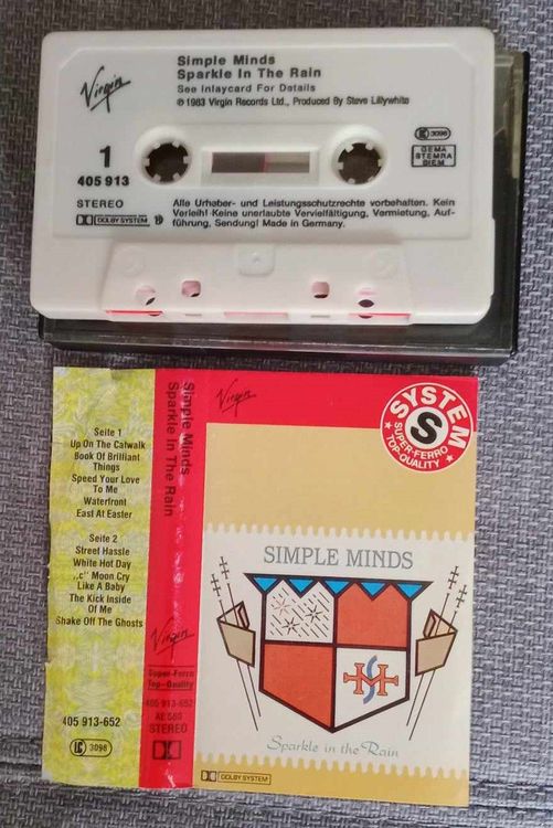 Simple Minds – Sparkle In The Rain / cassette MC 1984 (Gebraucht) in Le ...