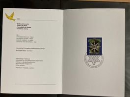 Schweiz 2001 PTT-Bögli 400 Sondermarke Weihnachten