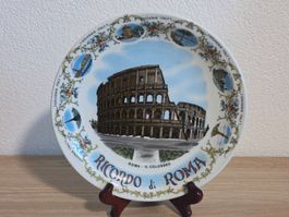 Richard Ginori Vintage Porzellan-Wandteller„Ricordo di Roma"