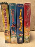 4x Walt Disney Meisterwerke auf VHS König der Löwen, ...