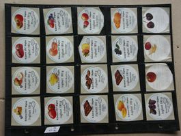 40    verschiedene    Jogurt    Deckeli