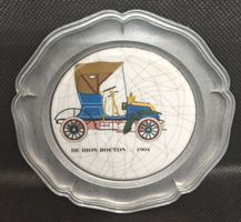De Dion Bouton 1904 Sammlerplakette Zinnteller
