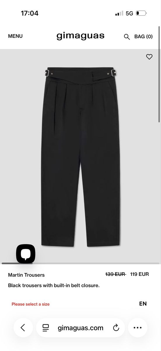 Pantaloni: Gimaguas Martin straight trousers – Nuovo (secondo la descrizione) da Zürich venduto da AlineCr 7
