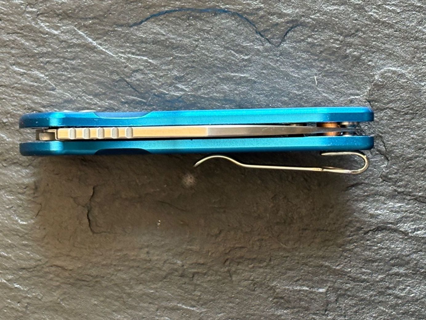 Coltelli tascabile: CJRB Mini Pyrite AR-RPM9 Alu Blue Button Lock – Nuovo e nell'imballaggio originale da Männedorf venduto da Rarin67 6
