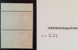 2493) 226, Abart  Abklatschspuhren postfrisch