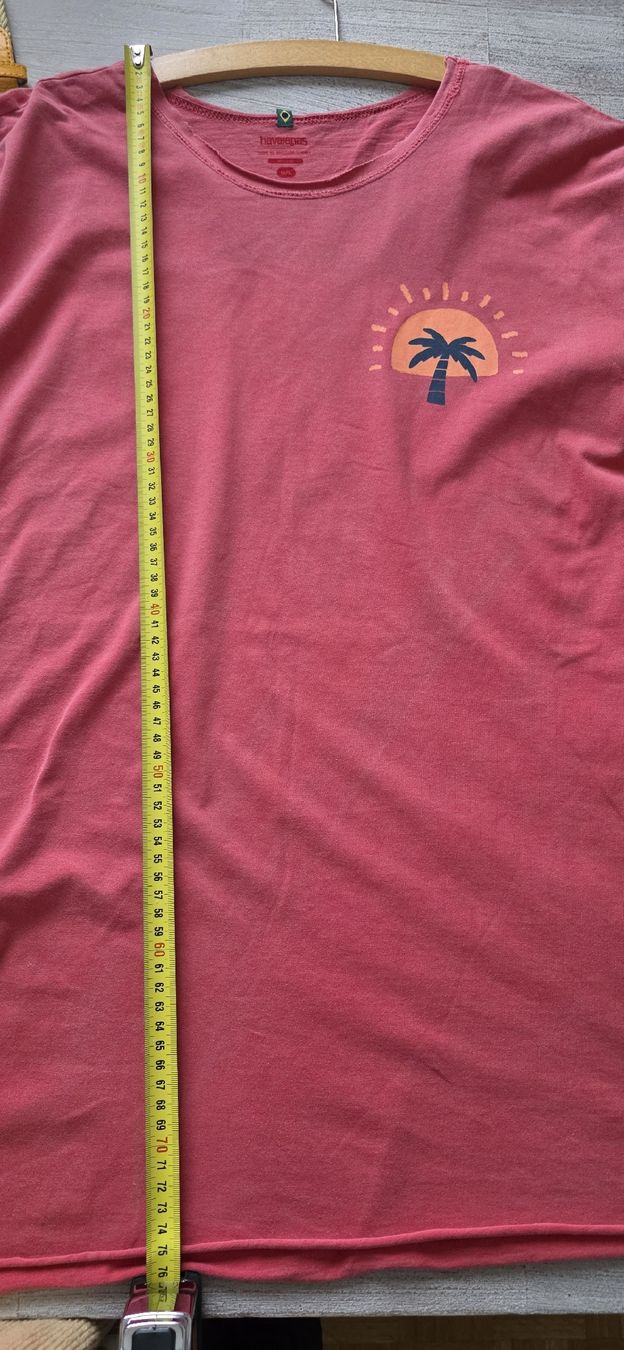 T-shirt: Tshirt Havaianas Taille L Rouge – Usato da Yverdon-les-Bains venduto da van_dq65 6