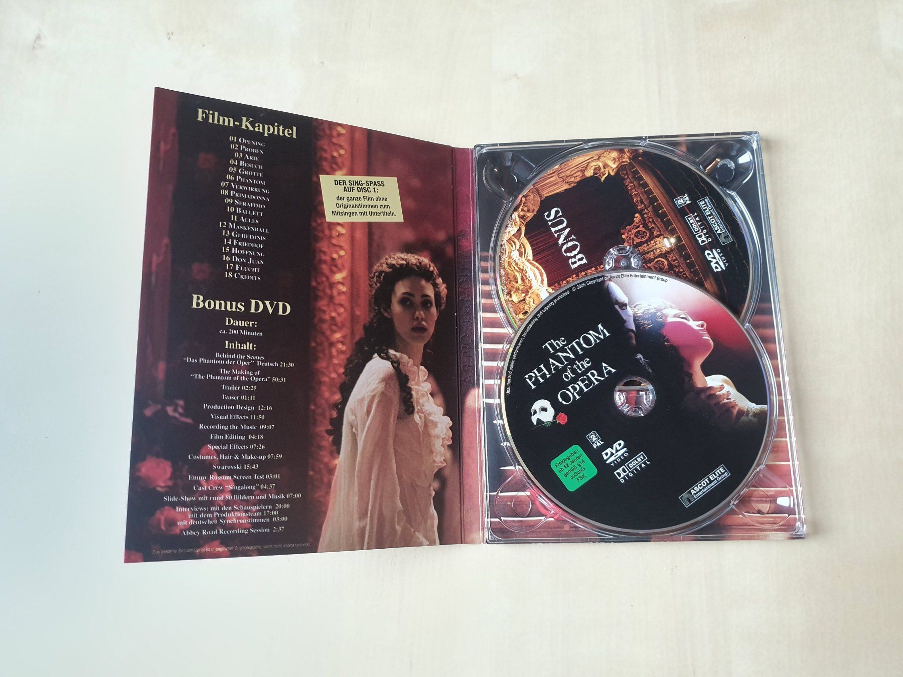 Tutti i DVDs: The Phantom of the Opera – Usato da Stansstad venduto da collectorsshop 2