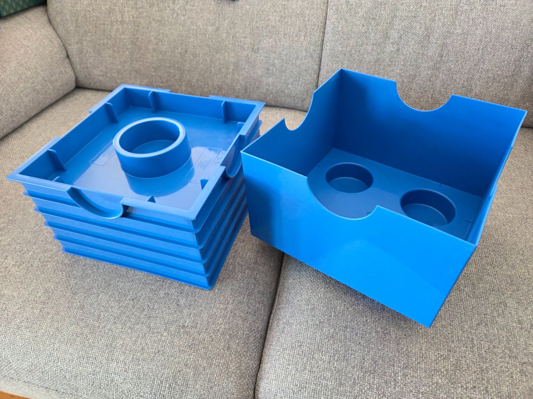 Lego Jeux de construction: Brique de rangement LEGO bleue – D'occasion à Villars-sur-Glane par Bolinot 4