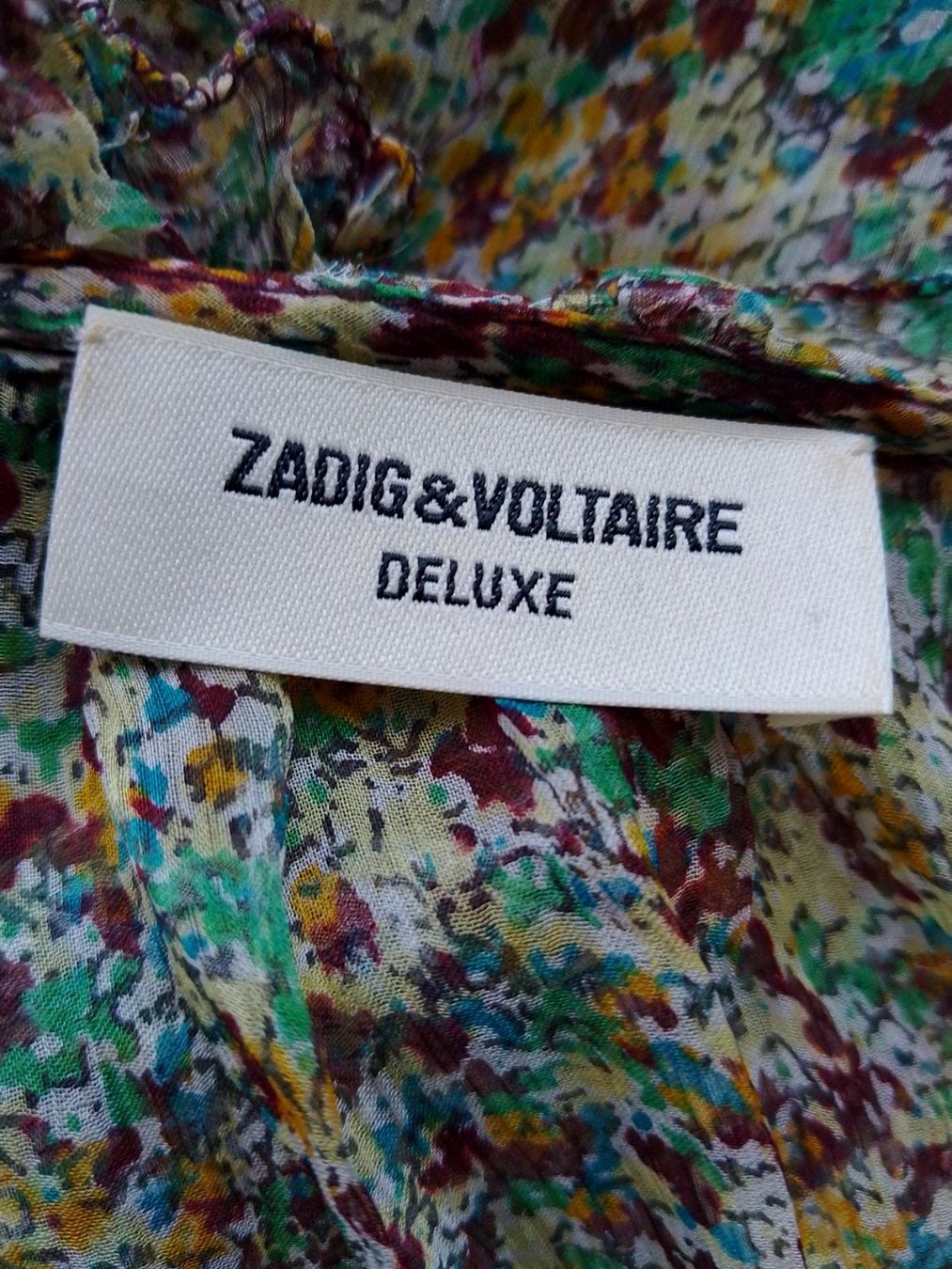 Zadig & Voltaire Vestiti: Zadig&Voltaire Deluxe Seiden Kleid mit Riffmuster – Usato da Gilly venduto da sil_c5qj 4