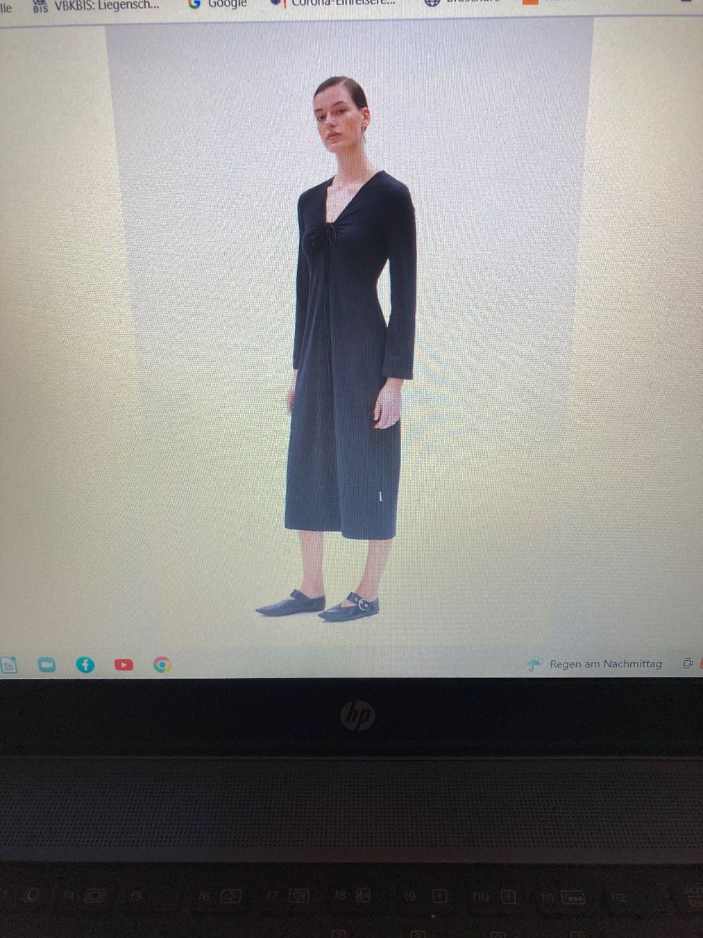 Armedangels Vestiti: langes, schwarzes Kleid von Armedangels, Gr. L – Usato da Bolligen venduto da ocean133 3