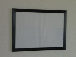 Bilderrahmen Aluminium mattschwarz gebürstet 552mm x 403mm