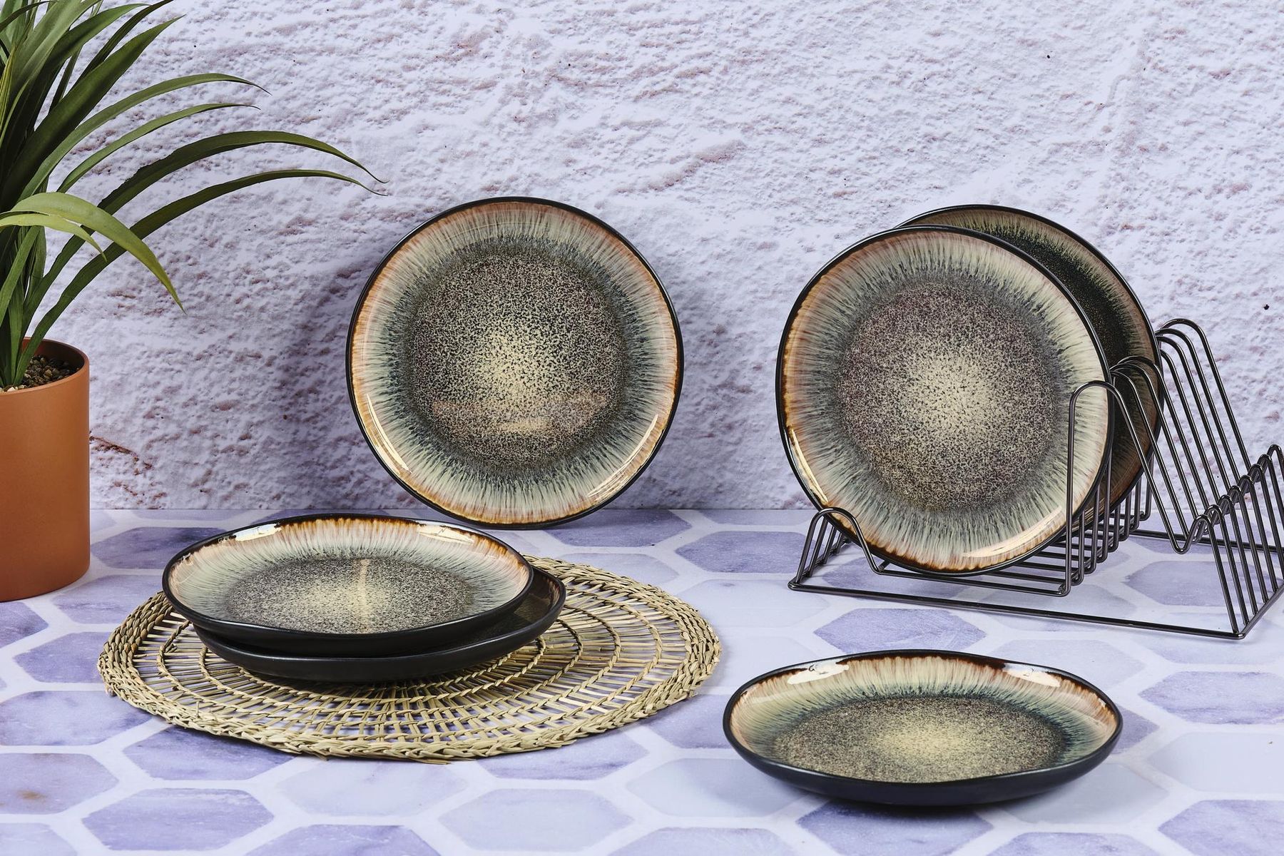 Set di piatti: Teller IRIS Ø21 – Nuovo e nell'imballaggio originale da Bremgarten AG venduto da simpliCH 3