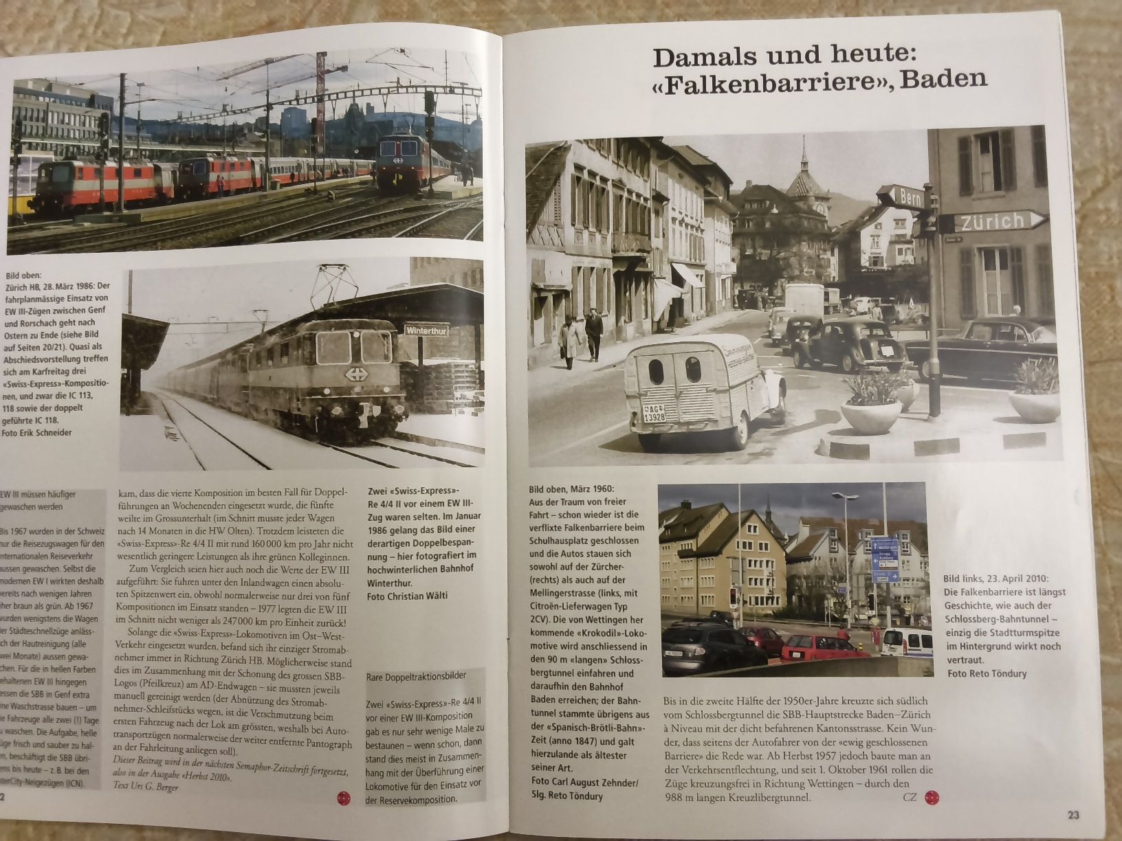 Zeitschriften & Magazine: 1 Eisenbahn-Heft Semaphor Sommer 2010 "Swiss Express" – Gebraucht aus Hallau von histoiremerveilleuse 3