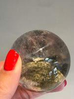 Sehr schöne klare Lodalith Kugel Bergkristall - 5cm, 200g