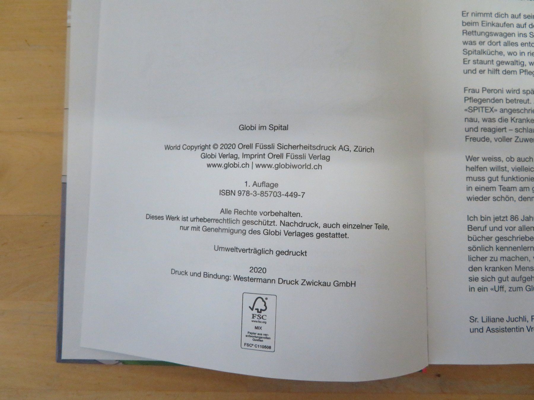 Libri: GLOBI "im Spital" – Usato da Zürich venduto da piroma 1