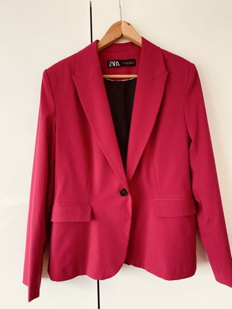 SCHÖNER BLAZER PINK ZARA GRÖSSE 40 NEU!