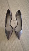 MANGO High Heels in Braun mit Kroko-Optik – Grösse 39 – neu 