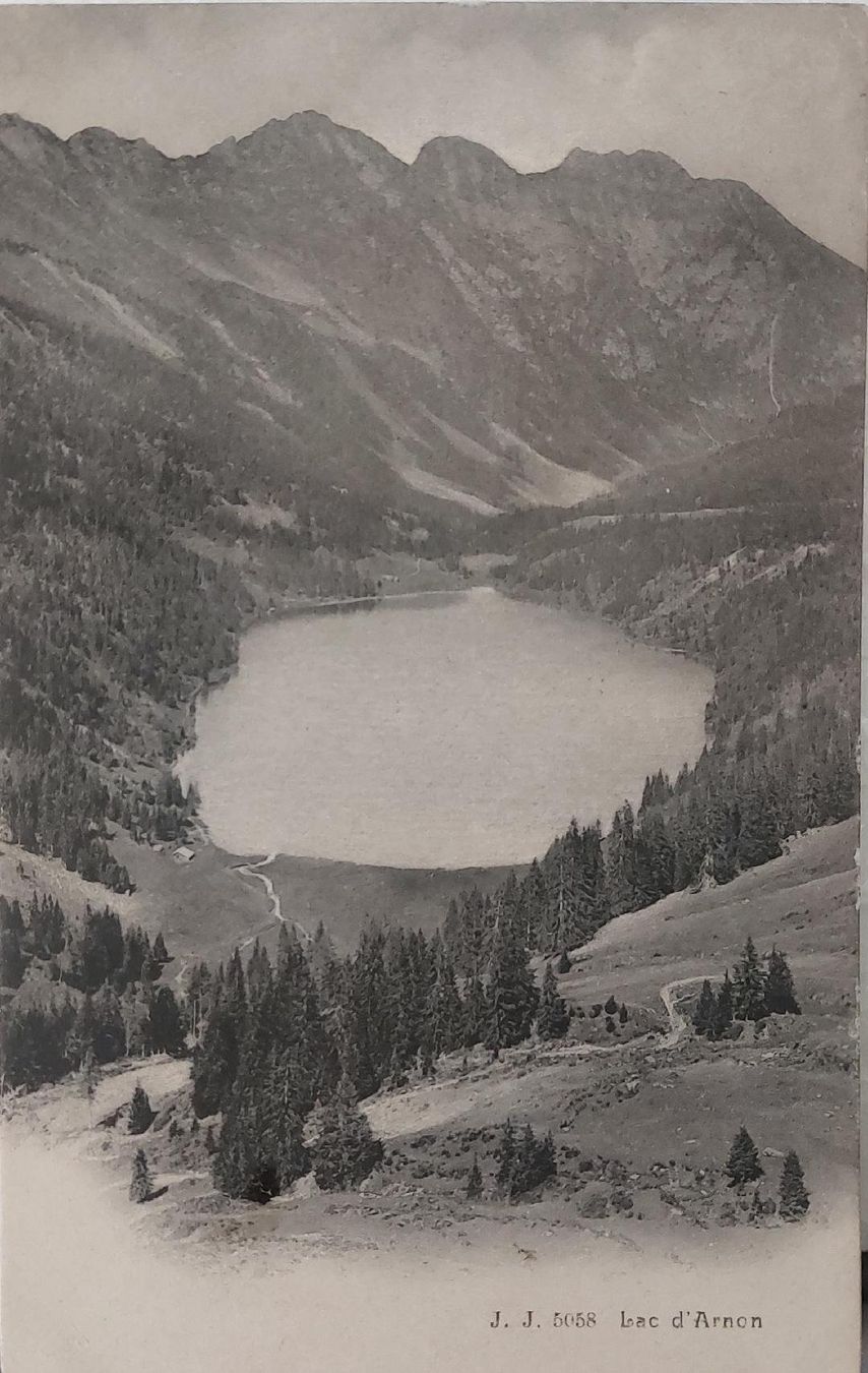 Cartoline postali: LAC d'ARNON - 1906 – Usato da Delémont venduto da Domdom1