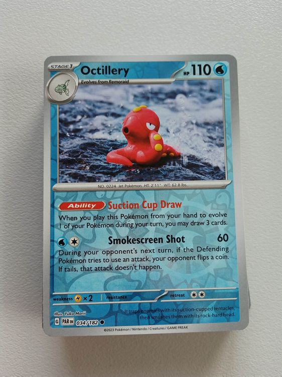 Octillery Reverse Holo Paradox Rift Pokemon Comprare su Ricardo