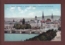 ZÜRICH - Quaibrücke - 1910