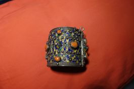 Armband Berber Vintage Silber mit Koralle