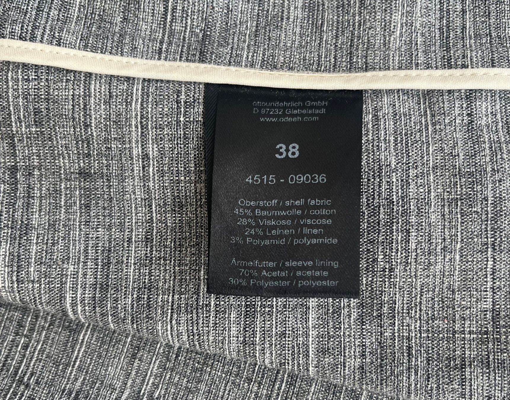Odeeh Mäntel: neuer Odeeh Leinenmantel Gr.38 – Neu (gemäss Beschreibung) aus Ftan von ch__68hf 7