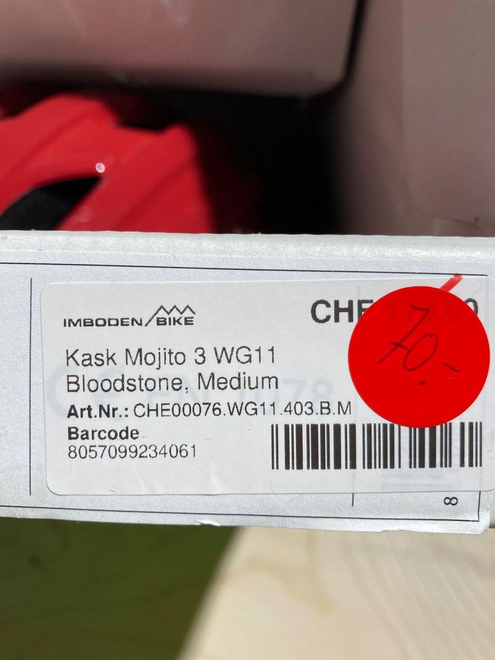 Kask Caschi: Kask Mojito 3 WG11 Helm Bloodstone, Medium – Nuovo (secondo la descrizione) da Lauterbrunnen venduto da Imboden-Bike 4