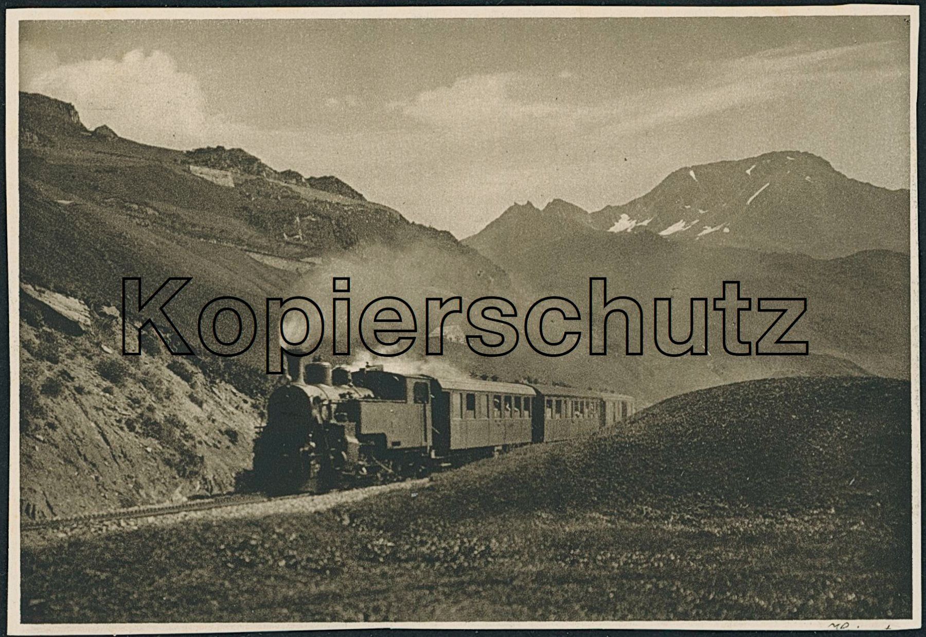 Ansichtskarten: UR Oberalp Pass - Bahn FO – Neu (gemäss Beschreibung) aus Schindellegi von leecollect