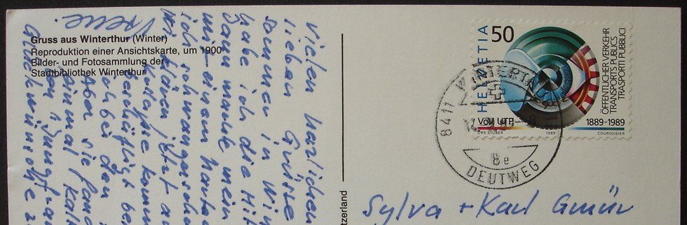 Cartoline postali: Gruss aus WINTERTHUR – Usato da Jona venduto da philajona 1
