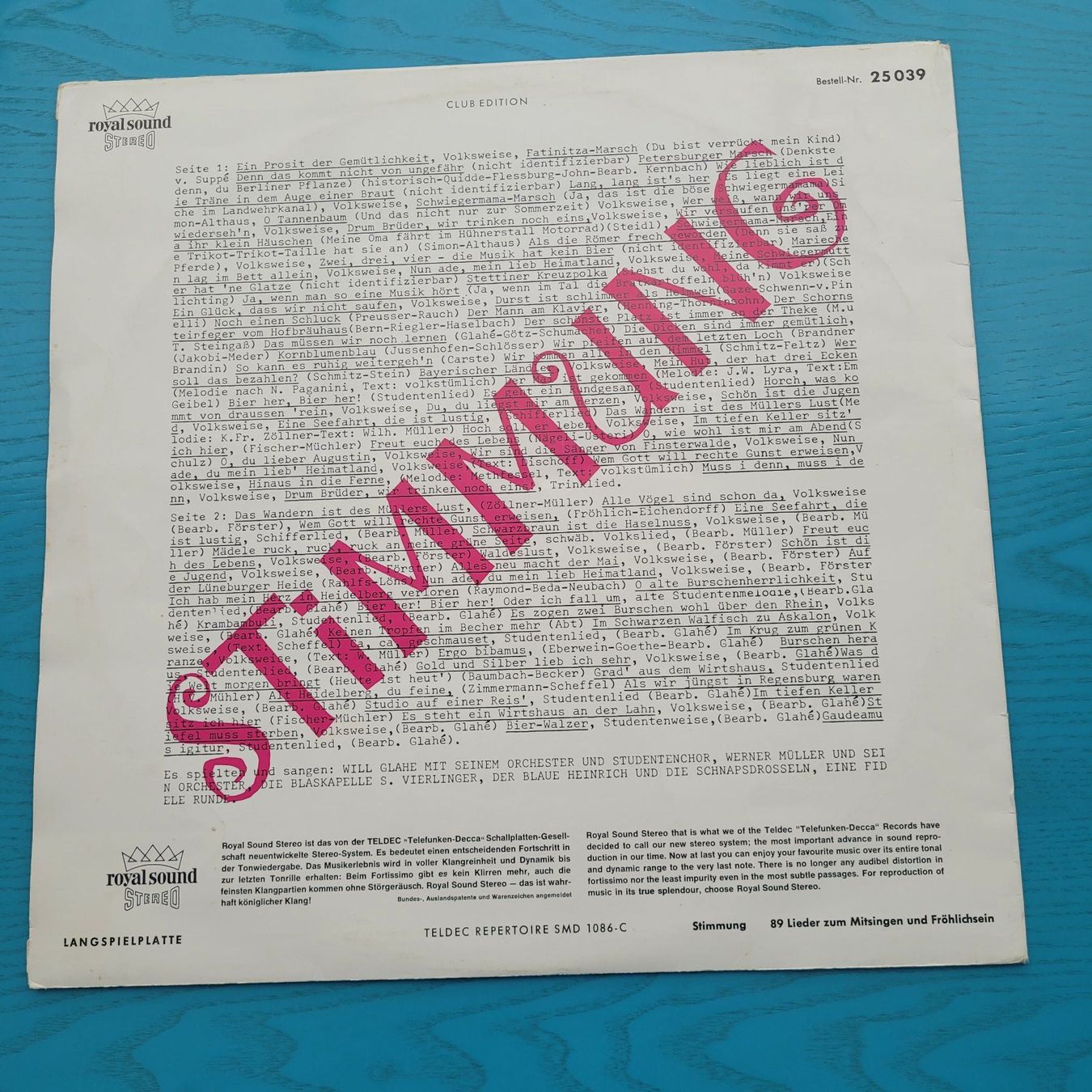 Dischi in vinile: Stimmung- 89 Lieder zum mitsingen – Usato da SCHÜBELBACH venduto da CoKaHa 1
