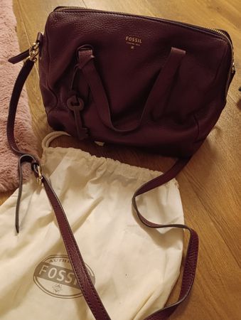 Handtasche Fossil, dunkelrot