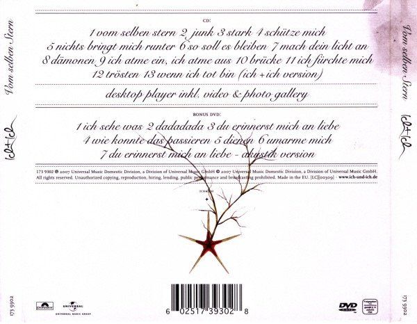 CDs: Ich + Ich: Vom selben Stern CD/DVD – Neuf (Voir description) à Steinhausen par Vilivinili 1