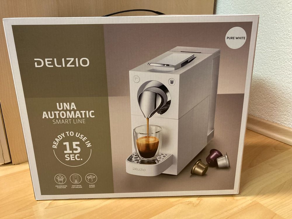 Delizio UNA II Pure White Kaffeemaschine (Neu und originalverpackt) in ...