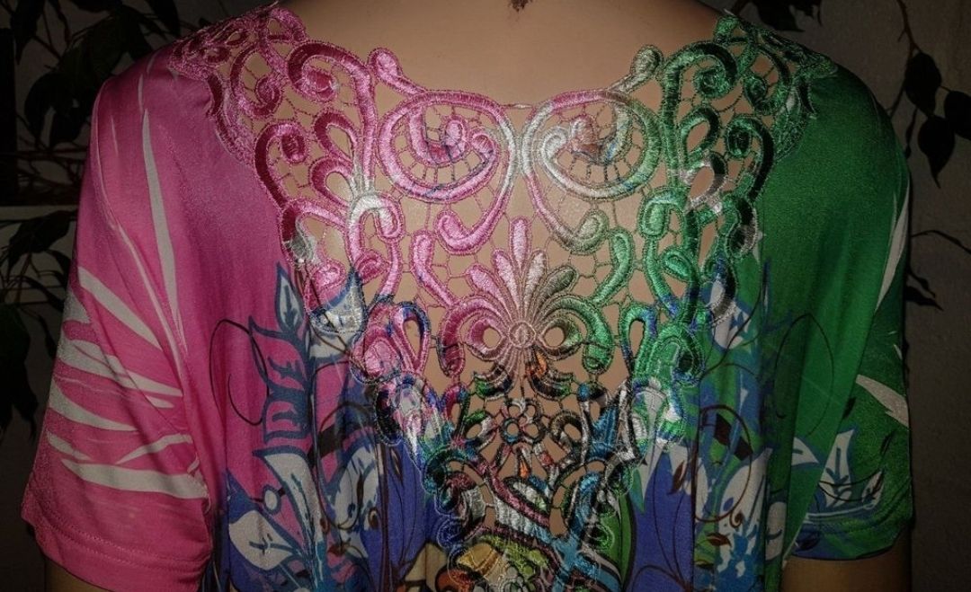 Vestiti: Farbenfrohes Sommerkleid, Gr. XL – Nuovo (secondo la descrizione) da Sursee venduto da Aniri 4