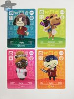 4 Animal Crossing Karten / original Nintendo