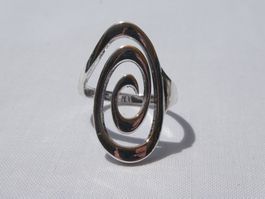 Silberfarbener Ring, Gr. 57 (18.1mm) / NEU