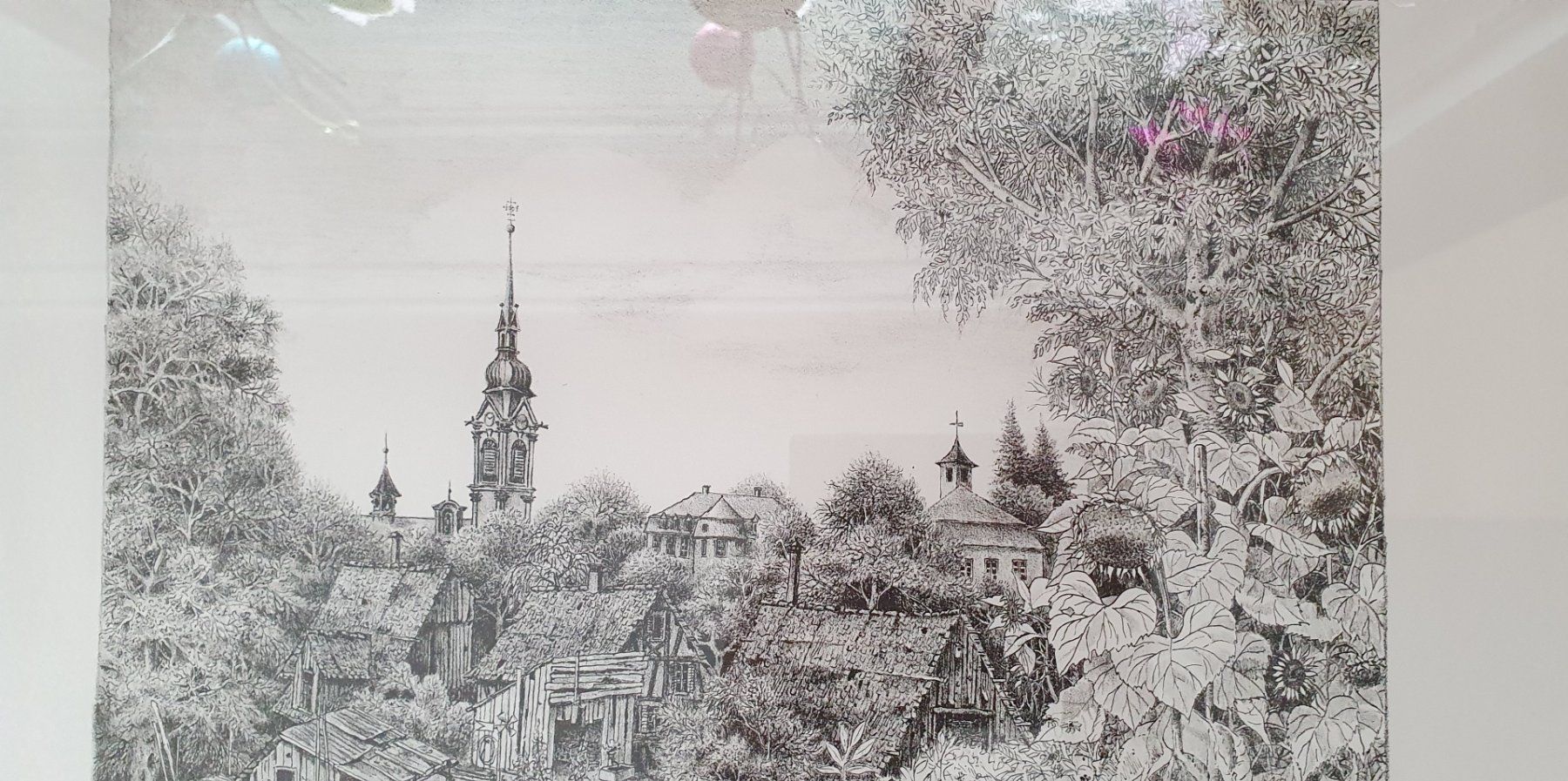 Grafica & Litografie: Bild - Lithographie, bei d. Katholische Kirche Sankt Stephan – Usato da Kreuzlingen venduto da Rschweiz1 4