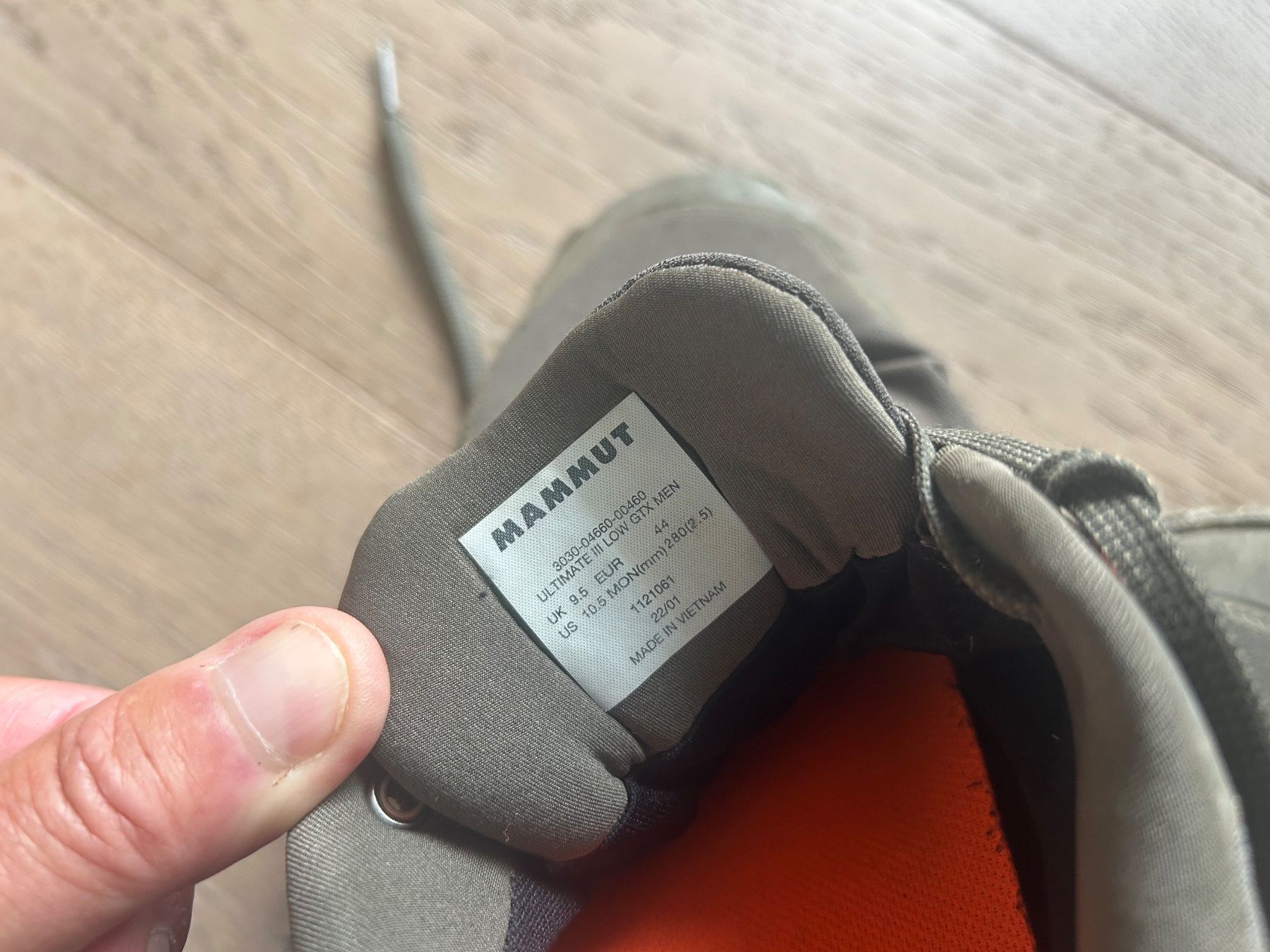Mammut Scarpe da uomo: MAMMUT Wanderschuhe Grösse 44 Herren – Usato da kriens venduto da bst999 1
