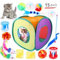 Katzenspielzeug Set 15- teilig