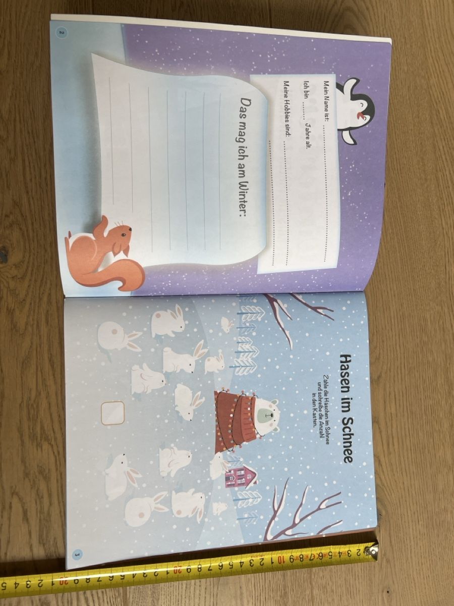 Libri: Wintertiere Rätsel-, Mal- & Stickerbuch mit 200+Sticker – Usato da Oensingen venduto da katepe 2