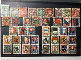 Pro Juventute 1913-1954, Kat.1-157, KP 1100.--
