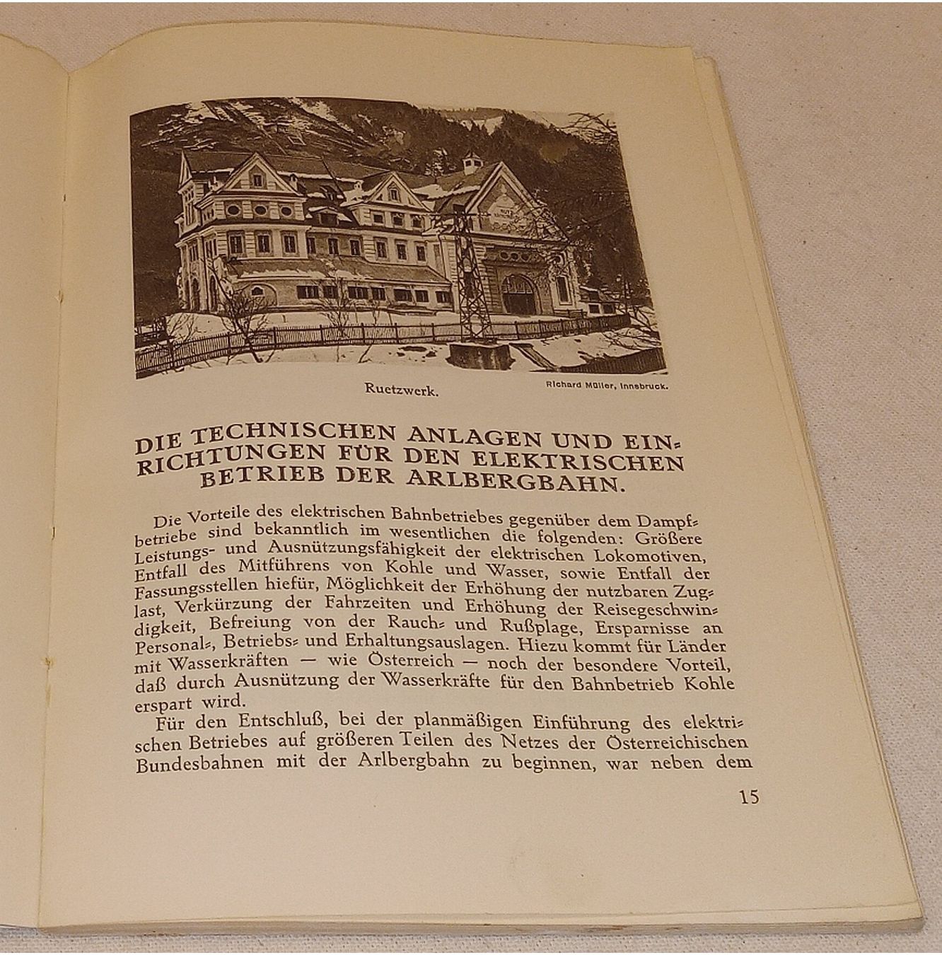 Livres: ERINNERUNGSSCHRIFT 1925 - ELEKTRISCH ÜBER DEN ARLBERG – D'occasion à Hätzingen par memory-lane 4