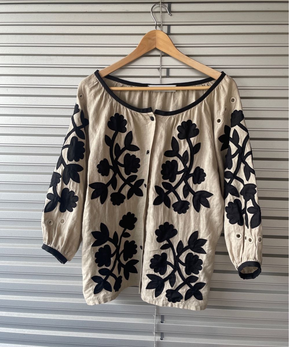 Blusen: Etno Boho Leinen Bluse XS/S – Gebraucht aus Zürich von t8w_gf5y 5