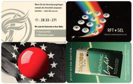 4 Dummy Telefonkarten von Deutschland