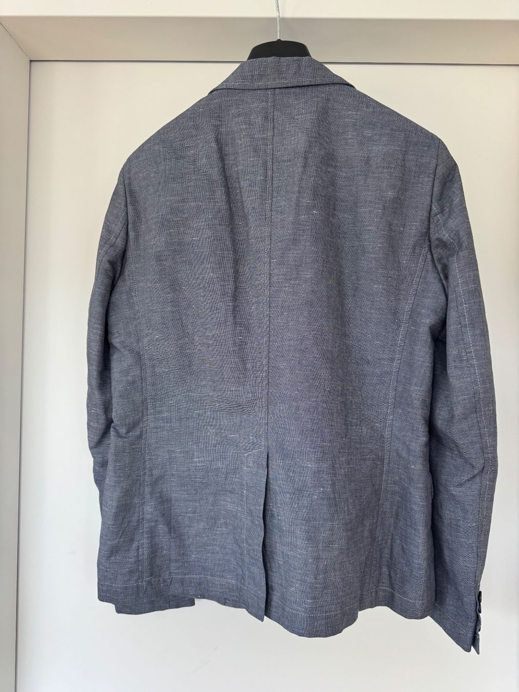 Giacche: Giacca Uomo Blu Lino e Cotone, Officina 36, Tg. 52 – Usato da Zürich venduto da Keller110 2